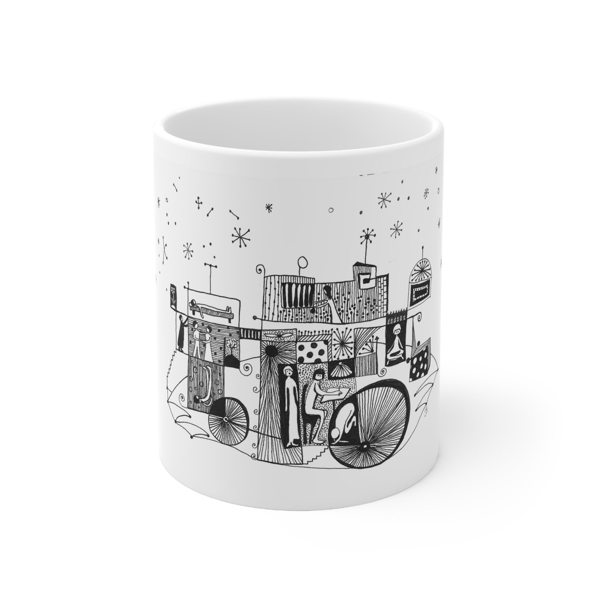 Ceramic Coffee Cups, 11oz, 15oz